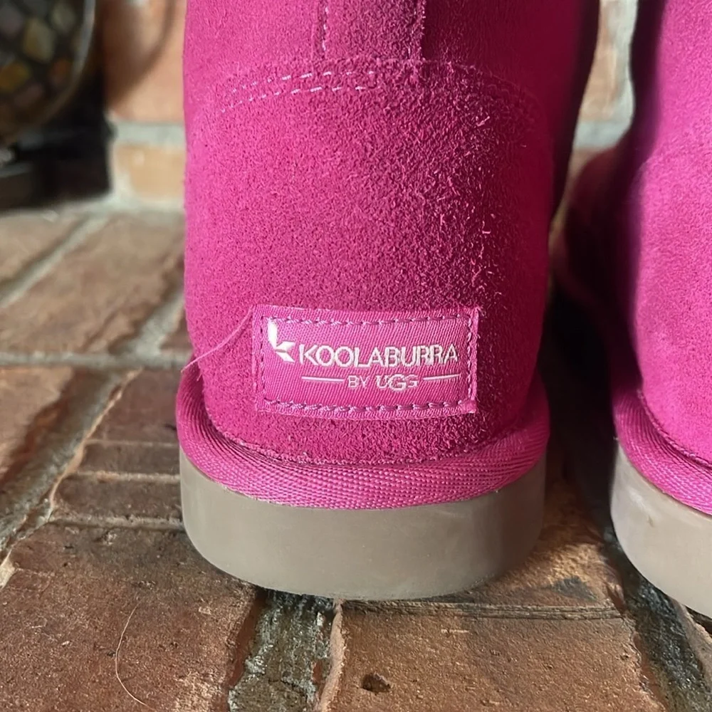 Koolaburra by Ugg Lytta Raspberry Rose Front Zipper Boots